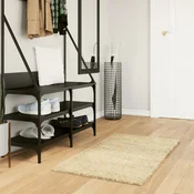 Cupavi tepih PAMPLONA visoka vlakna moderni zlatni 60 x 110 cm