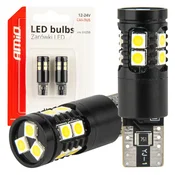 shumee LED CANBUS žarnice T10 W5W 13SMD 3030 bela 12V 24V AMIO-04259