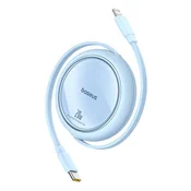 BASEUS Kabel BASEUS Free2Pull USB-C–Lightning, 1 m, 20 W (modri)