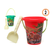 Vedro za plažo Dinozavri 19 cm
