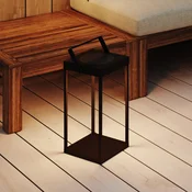 Markslöjd LED-sončna svetilka PURE, črna, USB, kovinska, višina 42 cm - Sodobni - črno - Kovina