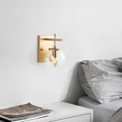 Opviq Zidna lampa E14 Max 40W, Zlatna