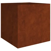 Vidaxl Cvetlično korito 80x80x80 cm corten jeklo