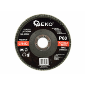 GEKO Brusna lamelna plošča Profi SILIKON 125 mm P60