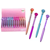 slomart LEAN TOYS Pisalo z diamantom, diamanti, modri vložek 0,7mm, mix