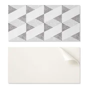 shumee Samolepilna vinilna dekorativna plošča s potiskom 100x50 cm Geometrija v kontrastih