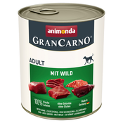 Varčno pakiranje Animonda GranCarno Original Adult 12 x 800 g - Z divjačino
