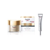 Eucerin Anti Age Hyaluron-Filler + Elasticity noćna njega + krema oko očiju Promo pakiranje