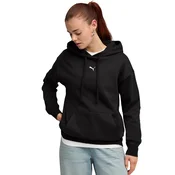 Puma ESS Centered Cat Logo Relaxed Hoodie 692917 01 L - ženska jopa črna