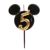 Dekora Rojstnodnevna sveča 5 - Mickey Mouse