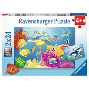 Ravensburger Slagalica Družina ispod mora, 2x24 dela