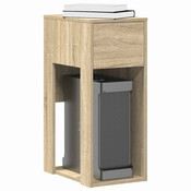 Tower stalak za racunalo s ladicom boja hrasta 30x44x74 cm