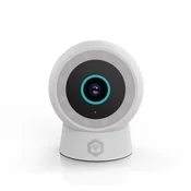Nedis Zunanja kamera SmartLife Wi Fi Žarometi 3MP Full HD 1296p IP65 Shramba v oblaku izbirno microSD ni vključena Onvif 5 V DC S senzorjem gibanja Nočno gledanje Bela