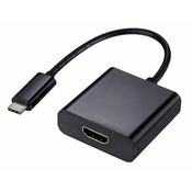 C-Tech Adapter Type-C na HDMI, M/F, 15 cm