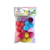 Astra CREATIVO Plišaste volnene kroglice POMPOM Volnene kroglice, 30 mm, 335121013