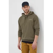 Pulover od trenirke adidas TERREX zelena barva, s kapuco, IN4716