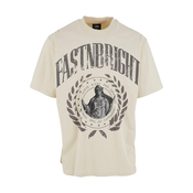 Fast & Bright Majica Justice bež/bazaltno siva