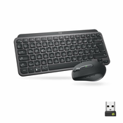 Logitech Kombi Wireless MX Keys Mini tipkovnica i miš set crni DE