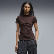 PUMA CLRT Laced Top Slim Women, Clothing, Chocolate Fondue, L