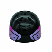 Alltoys Čelada Dazzler black (modra/vijolična) - velikost S