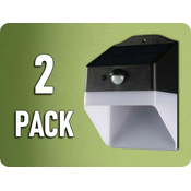V-TAC LED solarna stenska svetilka PANDA s senzorjem 2W, 200lm, 4000K/2-PACK!