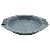 Pekač z marmornato površino 26,6 cm siv 51183