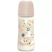 Suavinex Wonderland SX Pro Physiological Anti-Colic steklenička za dojenčke L Dense Flow 6 m+ Liberty Pink 360 ml