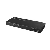 LINDY HDMI splitter 8K/60 Hz, 4 porta, s audio i downscalingom, crni 38535