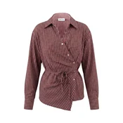 EDITED Bluza Lillith rumena/mešane barve/roza