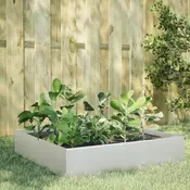 Povišena vrtna gredica 100x100x33,5 cm nehrdajuci celik