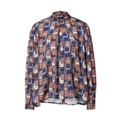 LTB Bluza CEZODO  marine / temno modra / karamel / bela