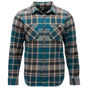 Srajca Black Diamond PROJECT HEAVY FLANNEL, polnočno modro-ogljeno karo (M)