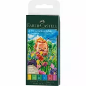 PITT umetnicki flomasteri brush Spring set - 6 kom (Markeri sa)