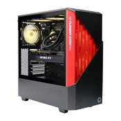 Hyrican Gamemax Contac BR 7118 AMD Ryzen™ 7 7700X 16 GB DDR5-SDRAM 1 TB SSD NVIDIA GeForce RTX 4060 Windows 11 Home Stolno računalo PC/osobno računalo Crno, Crveno