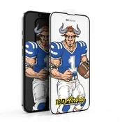 Zaščitno steklo s silikonskim okvirjem za iPhone serije 12 in 13