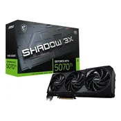MSI GeForce RTX 5070 Ti 16G SHADOW 3X OC NVIDIA 16 GB GDDR7 BULK