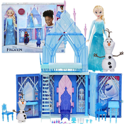 Frozen kristalna zimska palača sa snjegovićem