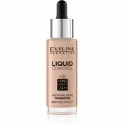 Eveline Cosmetics Liquid Control tekuci puder s kapaljkom nijansa 025 Light Rose 32 ml