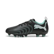 PUMA FUTURE 9 PLAY FG/AG Football Boots Youth, Shoes, Black/Intense Mint/White, 30