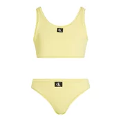 Calvin Klein Swimwear Bikini svetlo rumena/črna