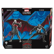 HASBRO Marvel Hasbro Legends Series Spider-Man 60th Anniversary Knull and Venom 2-pack King v črnih 15 cm akcijskih figurah, 5 dodatkov, večbarvno, F3466, (21551147)