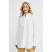 Lanena košulja Armani Exchange boja: bijela, regular, s klasicnim ovratnikom, 3DYC08 YN3RZ
