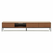 TV omarica v orehovem dekorju 195x35 cm Vedrana – Kave Home