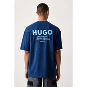 HUGO Blue kratka majica moška bombažna Nalono
