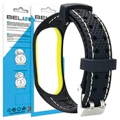 Beline BELINE PAŠEK ZA MI BAND 7 SPORT WATCH BAND BLACK IN LIME, (21969197)