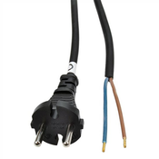 Flekso kabel Solight, 2x1,5 mm2, gumijast, črn, 5 m [PF33]