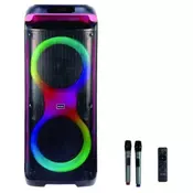 MICROLAB PT1200W 400W BT/7200mAh tws aux usb microsd + mic Partybox zvucnik