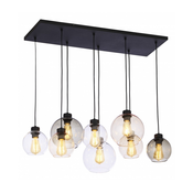 TK Lighting 2164 - Lestenec na vrvici CUBUS 6xE27/60W/230V