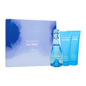 Davidoff Cool Water SET3 Set toaletna voda 100 ml + losion za tijelo 75 ml + gel za tuširanje 75 ml za žene