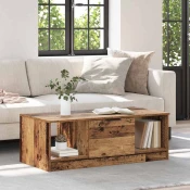 vidaXL Klubska miza Star les 100 x 50 x 36 cm Konstruiran les